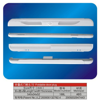 ABS 冷蔵庫冷凍庫部分折り畳み式ドア プラグ冷凍庫 188 L 540 mm