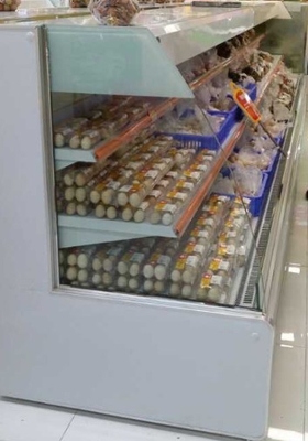 Corpeland/Pansonic の圧縮機の マルチデッキ のスーパーマーケットで使用される顧客への開いたスリラーの食糧カート